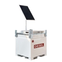 Station de carburant portable Sumac, réservoir de stockage d'essence et de diesel, réservoir mobile de transfert de carburant, réservoir en forme de cube UL ULC UN 1000L 2000L pour les États-Unis