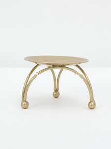 Bougeoir simple en or support de lampe de thé élégant pour la décoration intérieure support de bougie doré moderne pour la décoration de table - Product Image 2