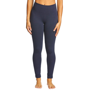 Leggings de gran tamaño de punto sostenibles y transpirables para mujer de alta calidad con logotipo personalizado OEM disponibles a precios al por mayor con logotipo en la cintura para gimnasio - Product Image 1