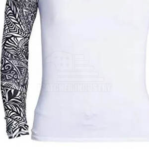 ชุดป้องกันผดผื่นสำหรับผู้ชายชุดออกกำลังกายทำจากโพลีเอสเตอร์สแปนเด็กซ์ - Product Image 4