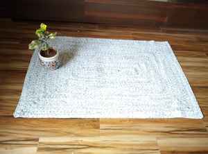 Handmade Woven Modern Style Eco-Friendly Non-Slip Reversible Jute Braid <b>Washable</b> Rug <b>for</b> Home Use Living Room <b>Kitchen</b> Entryway - Product Image 3