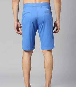 Wide Leg Shorts Two Pockets loose Fit cotton <b>jeans</b> men shorts wholesale prize logo printed on it embroidered logo - Product Image 5
