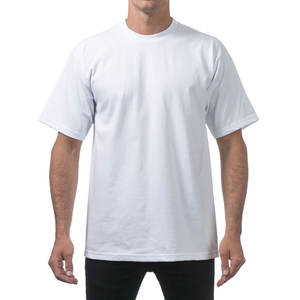 T-shirts pour hommes personnalisés épaule tombante surdimensionné Streetwear vierge poids lourd col rond t-shirt pour coupe ample t-shirts lourds - Product Image 6