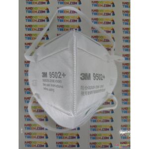 Masque respiratoire jetable 3M 9502 + conforme aux normes AS/NZS P2 et KN95 Tissu non tissé protégeant contre la poussière et les vapeurs organiques - Product Image 5