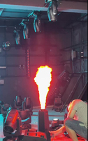 Machine à flammes hexagonale pour scène, jet de feu de 2 à 3 m de haut, télécommande DMX, projecteur de flammes au propane pour concerts, clubs, mariages, événements, spectacles