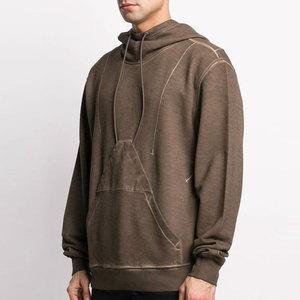 Sudaderas con capucha de lavado ácido para hombre de calidad superior Tallas grandes Ropa de moda Sudaderas con capucha de lavado ácido - Product Image 4