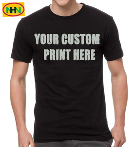 เสื้อยืดพรีเมียมผ้าถักคุณภาพสูง 100% ผ้าฝ้าย ระบายอากาศ แห้งเร็ว พิมพ์ลายด้านหน้า ไซส์พลัส สำหรับออกกำลังกาย ผลิตในบังกลาเทศ - Product Image 1