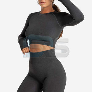 Coton femmes Yoga ensemble 2025 nouveauté vêtements de sport sans couture deux pièces sport soutien-gorge et Leggings Fitness tenue - Product Image 5