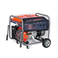 Générateur d'essence portable 5 kW YM6800 190F 420 cc, alternateur en cuivre, démarrage manuel ou électrique, avec kit de roues