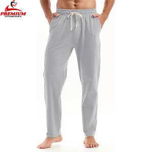 Alta calidad 350gsm algodón polar hombres pantalones de chándal al por mayor personalizado bordado en blanco pantalones de chándal holgados - Product Image 6