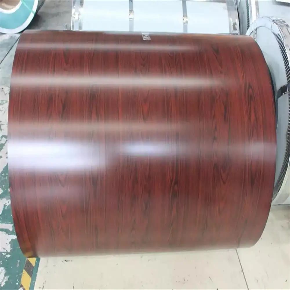 Precio de fábrica bobinas ppgi precio Bobina de acero Material bobina galvanizada/PPGI/Acero recubierto de color para chapa de techo