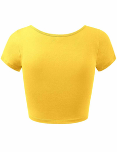 Top corto de diseño elegante para mujer, peso ligero, gran oferta, antiarrugas, cómodo, transpirable, Top corto para mujer con calidad superior - Product Image 4