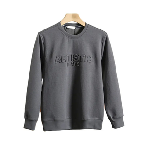เสื้อสเวตเตอร์คอกลม 14 สีที่กําหนดเอง 350 กรัมเสื้อสเวตเตอร์ผู้ชายขนแกะขั้วโลกแขนยาว - Product Image 1
