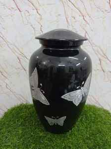 Urne de crémation en métal au design moderne Urnes pour adultes pour cendres humaines Urnes de crémation disponibles à un prix abordable par Brassworld India - Product Image 4