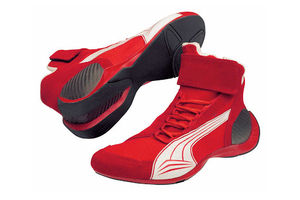 Chaussures de karting en cuir personnalisées de haute qualité, ignifuges, pour hommes, avec semelle légère et confortable, design de course - Product Image 3