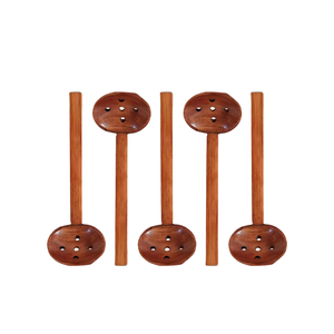 Cucharas de Ramen de Madera Estilo Japonés con Mango Largo, Cuchara de Tortuga Pulida a Mano para Restaurante y Uso Doméstico, de Vietnam - Product Image 2