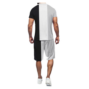 Personnalisé votre propre style vêtements de sport pour hommes ensemble de shorts 2 pièces avec couleur personnalisée vente en gros ensemble de shorts pour hommes ensemble de shorts d'été - Product Image 6