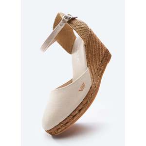 Satuna tela espadrillas con zeppe sandali eleganti da donna - Product Image 2