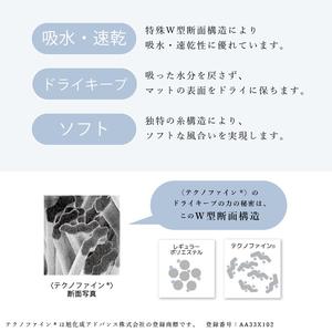 M + Home Premier Modern American Bath Mat Alta calidad Beige/Blanco 5585cm Poliéster altamente absorbente Japón para uso en el baño - Product Image 3