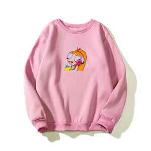 Dtfd TG เสื้อกันหนาวพิมพ์ลายที่กำหนดเอง, สไตล์ unisex ขนแกะอบอุ่นนุ่มสบายเหมาะสำหรับฤดูหนาวหรือยิมชุดลำลอง - Product Image 2