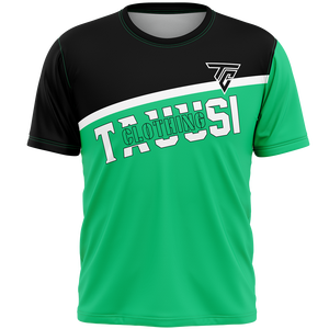 เสื้อยืดกีฬาผู้ชายผ้าฝ้าย 100% ขายส่ง ระบายอากาศ แห้งเร็ว รับสั่งทำลายพิมพ์แบบซับลิเมชั่น เสื้อผ้ากีฬา - Product Image 1