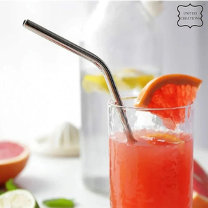 Juego de pajitas de acero inoxidable reutilizables ecológicas portátiles, accesorios de barra con caja de embalaje, pajitas de Metal para beber - Product Image 3