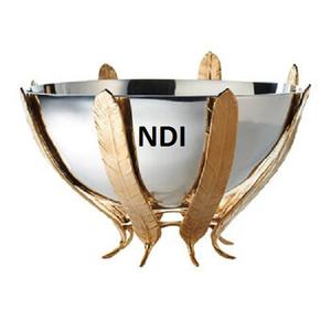 Diseño atractivo Lujoso Ecológico Boda Aluminio Frutero Vajilla Catering Sirviendo Restaurante Mesa Decorativa - Product Image 1