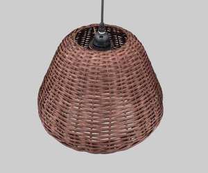 Lámpara colgante de ratán hecha a mano, lámpara colgante Bohemia natural, lámpara de techo de mimbre para sala de estar, cocina y dormitorio - Product Image 5