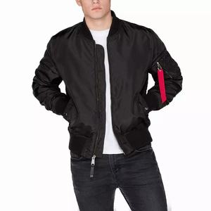 Blouson aviateur surdimensionné coupe-vent pour homme avec poignets côtelés de coupe décontractée et tissu léger pour la mode streetwear - Product Image 4
