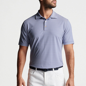 Personnalisable coupe ajustée séchage rapide pour polo Performance active coton doux anti-rides caractéristique style décontracté logo en gros - Product Image 1