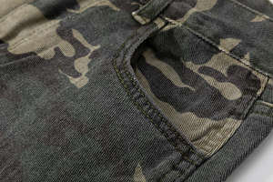 Pantalon jean pour hommes de style de la rue taille personnalisée vêtements d'extérieur en coton polyester de haute qualité conçus par OEM style droit - Product Image 4