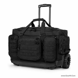 Rugged Wheeled Transit Duffel <b>Bag</b> All Terrain Rolling Loadout Cargo <b>Bag</b> Heavy Duty Bulk Equipment Carrier - Product Image 1