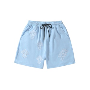 Shorts de course pour hommes, tendance été, séchage rapide, respirants, élastiques, trois quarts, taille mi-haute, taille adulte, pour le sport - Product Image 1