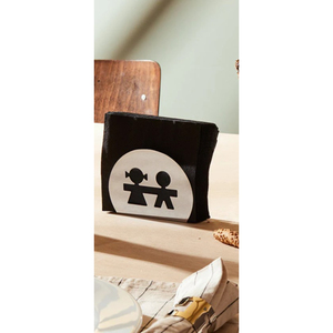 Decorative Steel Silver Napkin <b>Holder</b> Stylish Modern <b>Tissue</b> Organizer Stand For Dining Table <b>Kitchen</b> And Party Decor - Product Image 2