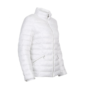 Vestes bouffantes blanches de haute qualité col montant léger épaissir vestes bouffantes Premium hiver femmes vestes bouffantes - Product Image 2