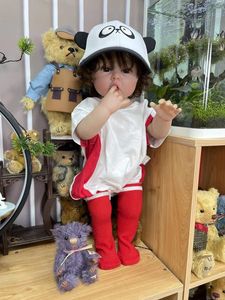NPK 55cm jouet de noël pour enfant, princesse Reborn, poupée réaliste en Silicone - Product Image 4
