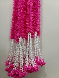 Tissu jasmin guirlande florale chaîne Punjabi indien mariage décor événement Shaadi bébé douche nuptiale douche Diwali décoration de la maison - Product Image 4