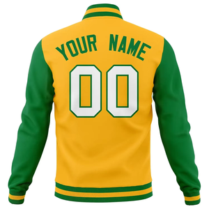 Veste universitaire Letterman de haute qualité pour hommes, tenue d'hiver à col montant avec logo personnalisé, service OEM ODM à l'avant - Product Image 5