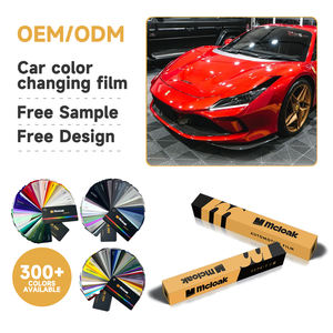 Haute qualité mat 3D fibre de carbone auto-adhésif TPU polyvinyle Lactone brillant carrosserie autocollants de <span class=keywords><strong>voiture</strong></span> anti-rayures changement de couleur - Product Image 5