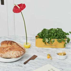 Florero con forma de barco de Metal con aspecto de tendencia en Color gris para el hogar, sala de estar, mesa, obsesión Floral decorativa - Product Image 3