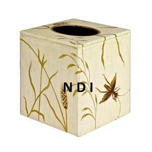 Style traditionnel nacre serviette papier stockage forme carrée boîte à mouchoirs pour vaisselle décoration maison dîner Table fête - Product Image 4