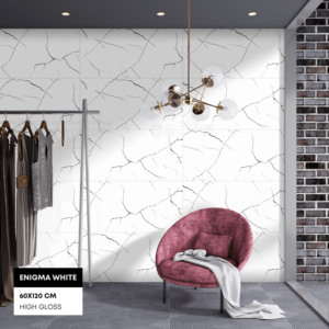 Carreaux numériques à jet d'encre haute résistance, entièrement polis, émaillés, vitrifiés, 60x120cm, en porcelaine, imprimés style antique chinois, pour hôtel. - Product Image 1