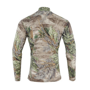 Venta al por mayor personalizado Real Tree Camo manga completa de los hombres Rash Guard 100% poliéster Baselayer para la caza - Product Image 2