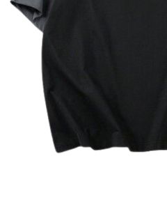 เสื้อยืดแขนแร็กแลนสีดำเทาขนาดใหญ่พิเศษจากผู้ผลิต ผ้าฝ้าย สไตล์ลำลอง สตรีทแวร์ ยูนิเซ็กส์ เรียบง่าย มินิมอล แฟชั่นฤดูร้อน - Product Image 5