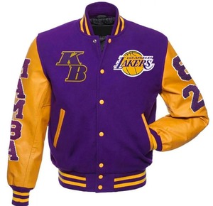 Veste universitaire en laine, veste bomber universitaire chaude, broderie personnalisée, vêtements de sport d'équipe, qualité supérieure - Product Image 1