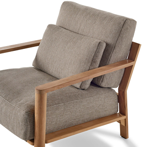 New Arrival Modern Outdoor Garden Living Room Furniture Rattan <b>Webbing</b> Accent Longe Chair Leisure Recliner Lounge Chair - Callie - Product Image 5