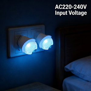 Automatic Dusk-to-Dawn LED <b>Indoor</b> <b>Lighting</b> Energy Efficient with <b>Sensor</b> Cool Blue 0.2W - Product Image 3