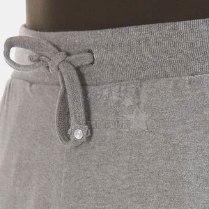 Pantalones de hombre OEM lavados para uso diario pantalones de mezcla de algodón con cintura media elástica patrón recto de ajuste relajado - Product Image 6