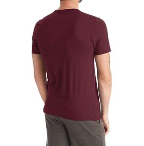 T-shirts pour hommes de haute qualité confortables 100% coton à manches courtes évacuation de l'humidité respirant 200g Jersey tissu imprimé personnalisé - Product Image 3