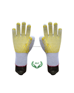 Gants de sécurité en coton tricoté d'origine indonésienne, antidérapants, respirants, durables, à usage général - Product Image 2